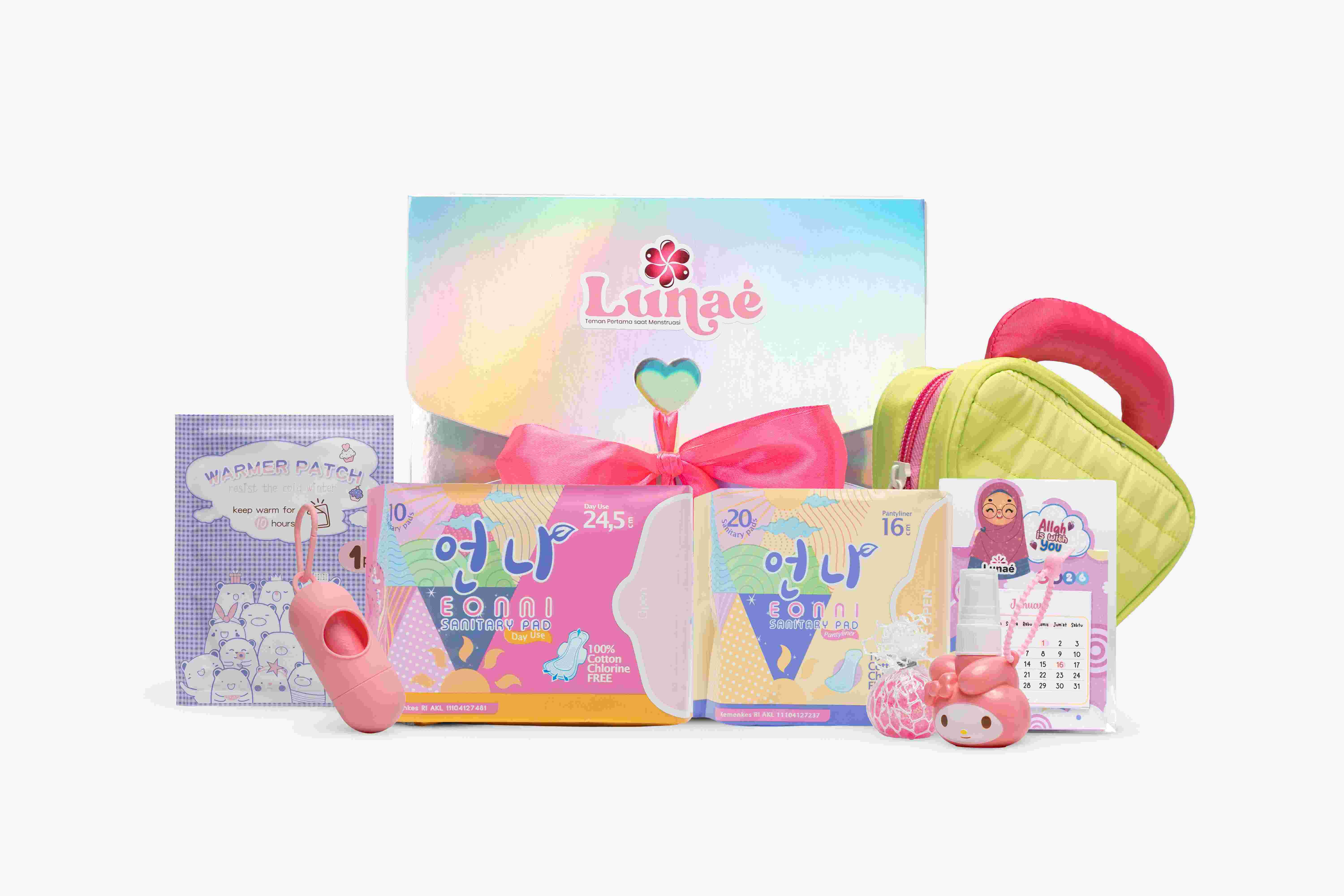 Isi lengkap LUNAÉ Period Kit